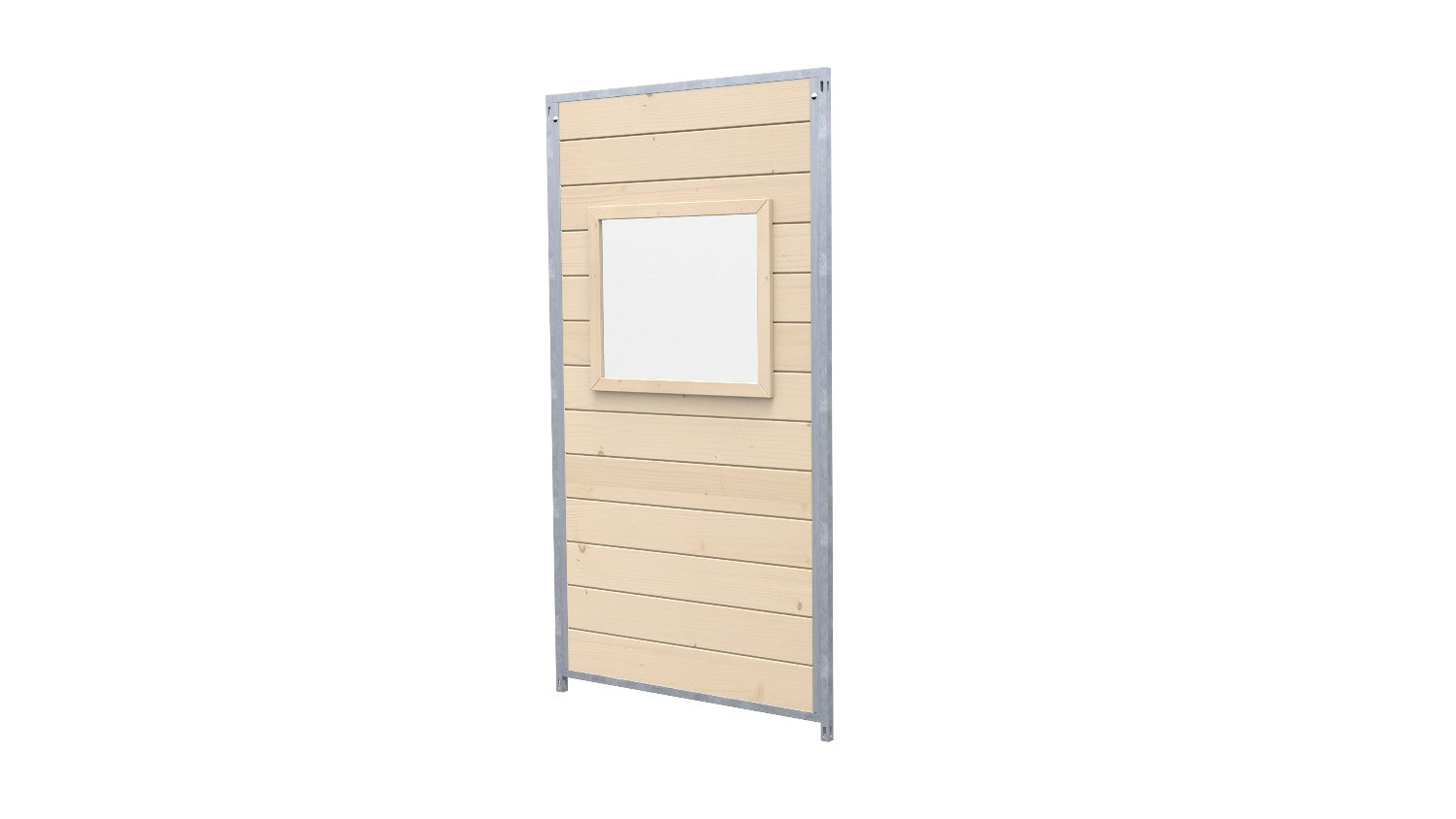 Hundezwinger Holzelemente Sonderserie mit Fenster