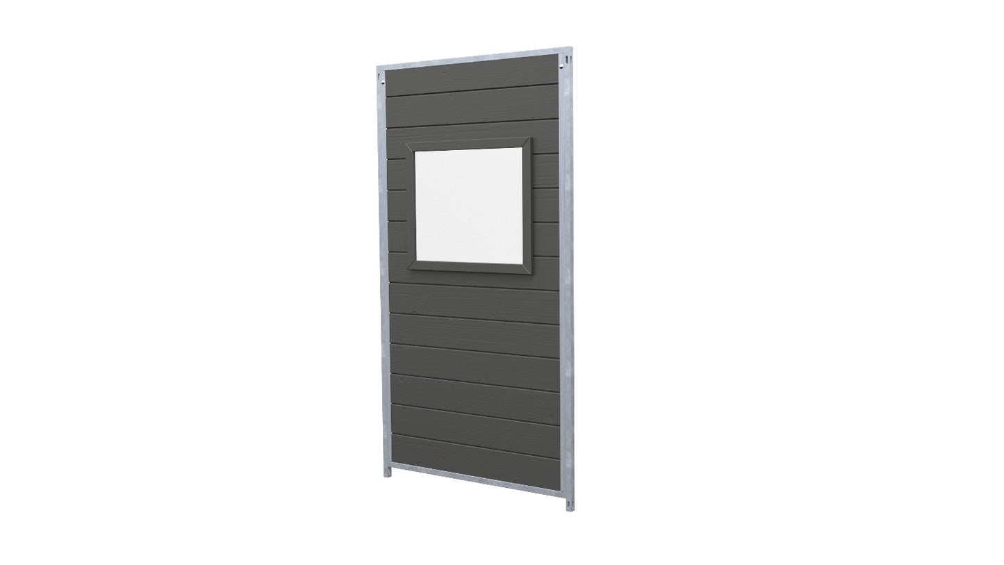 Hundezwinger Holzelemente Sonderserie mit Fenster