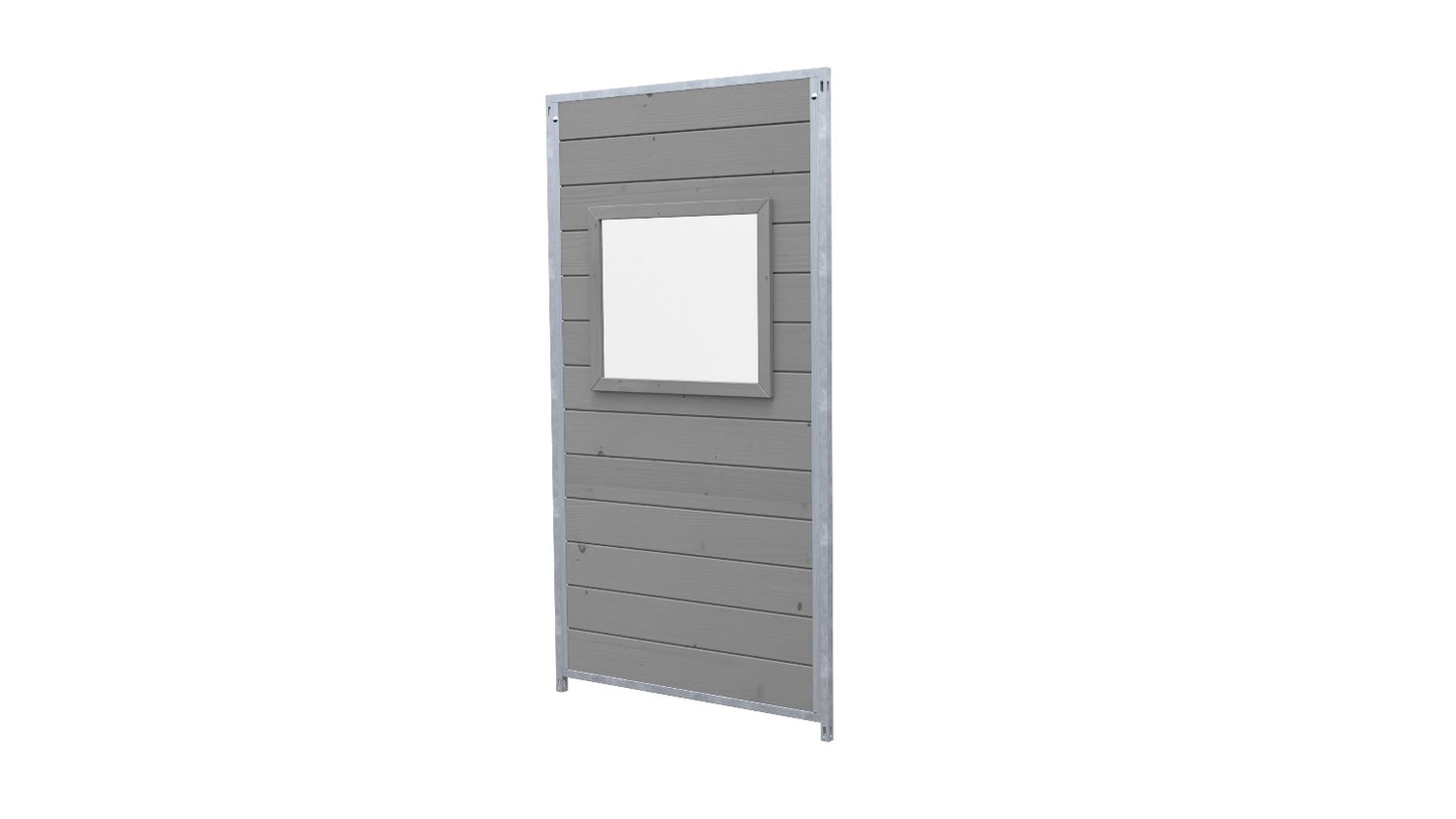 Hundezwinger Holzelemente Sonderserie mit Fenster