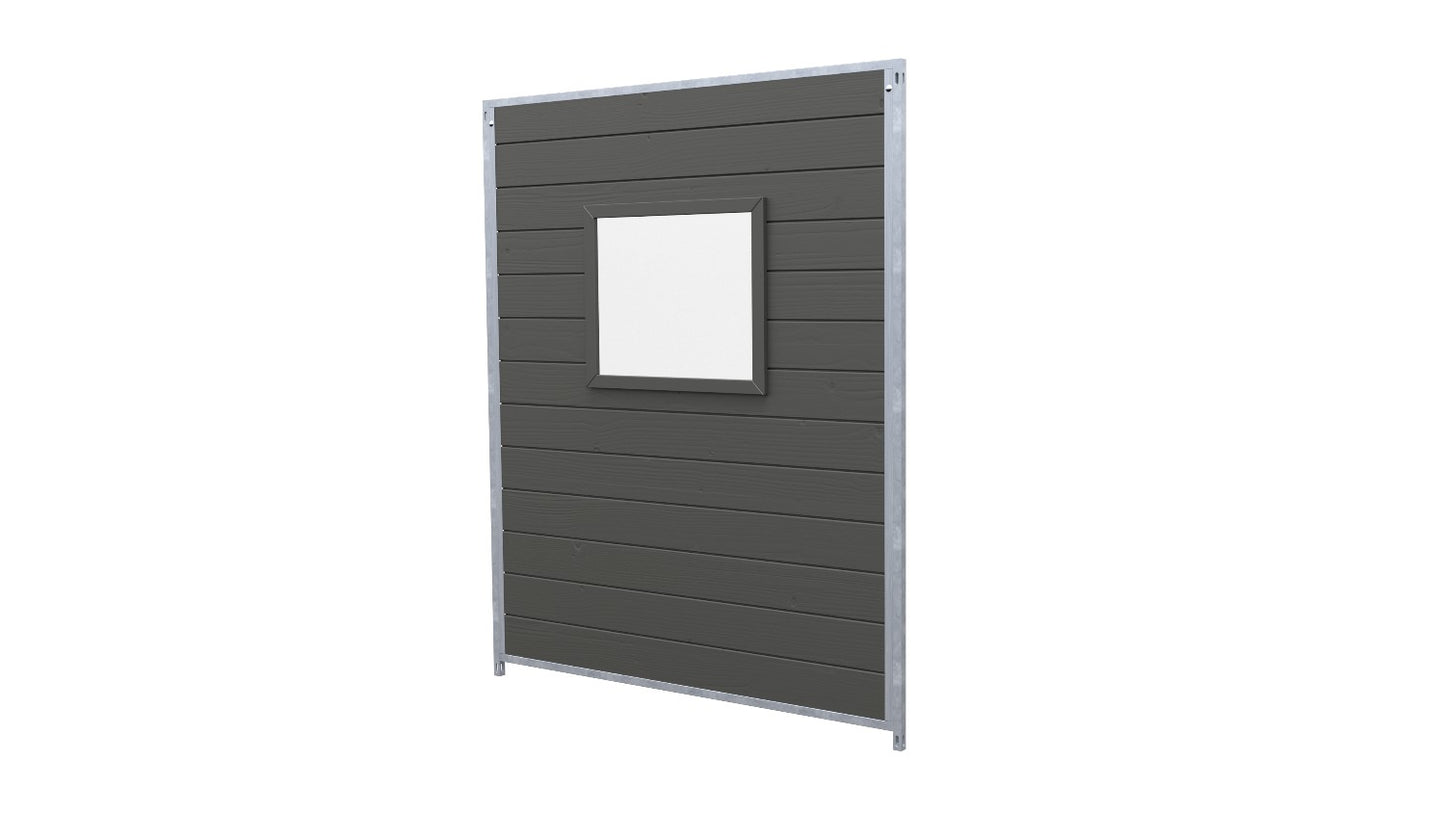Hundezwinger Holzelemente Sonderserie mit Fenster