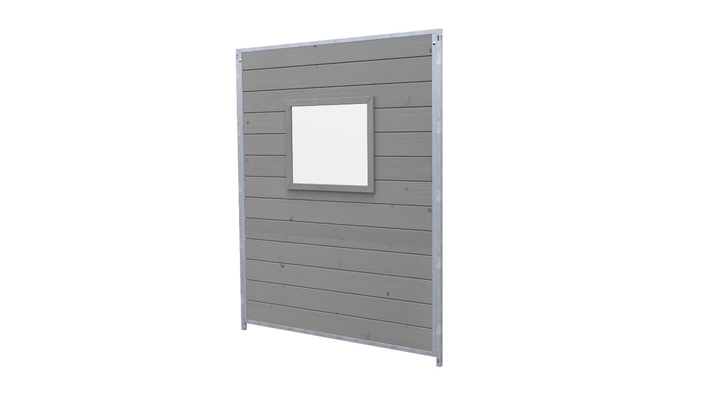 Hundezwinger Holzelemente Sonderserie mit Fenster