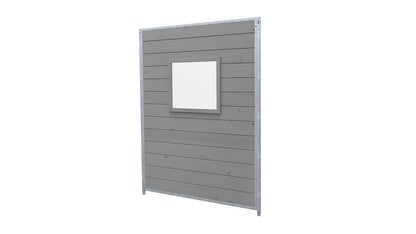 Hundezwinger Holzelemente Sonderserie mit Fenster