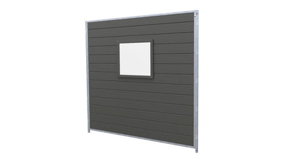 Hundezwinger Holzelemente Sonderserie mit Fenster