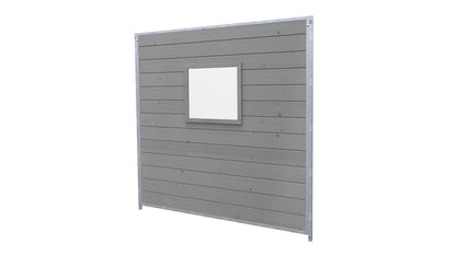 Hundezwinger Holzelemente Sonderserie mit Fenster