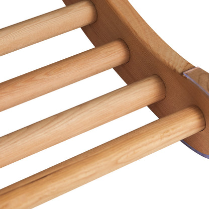 Ergonomische Sauna Rückenlehne mit Anti-Rutsch Silikon