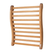 Ergonomische Sauna Rückenlehne mit Anti-Rutsch Silikon
