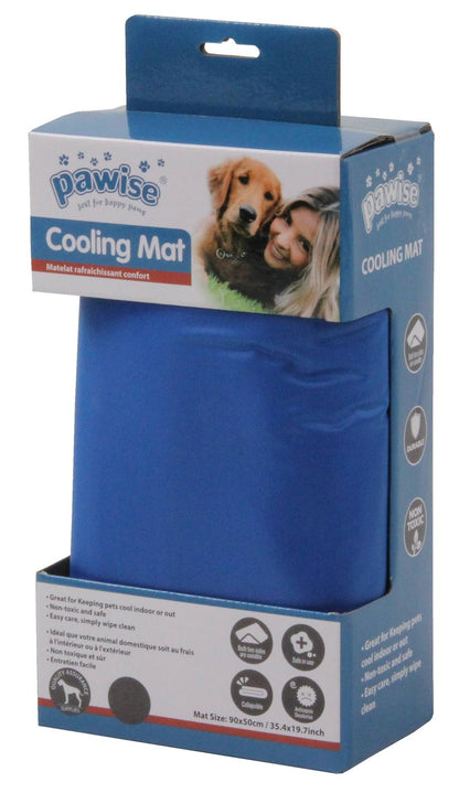 Pawise COOLING MAT Kühlmatte für Hunde, Kühldecke blau