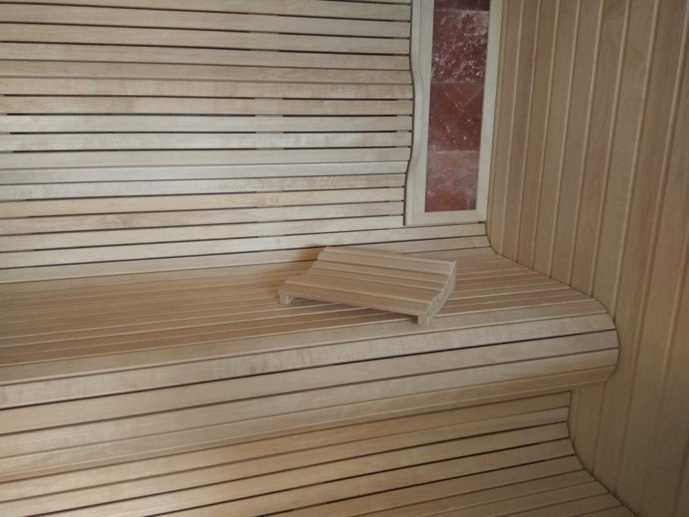 Sauna-Kopfstütze Marie, Espenholz