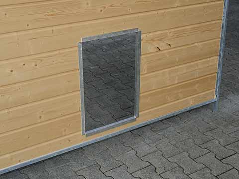 Schlupfloch ohne Klappe für alle Holzwände