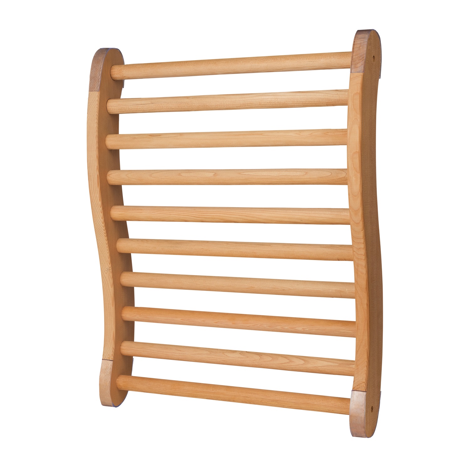 Ergonomische Sauna Rückenlehne mit Anti-Rutsch Silikon transparent
