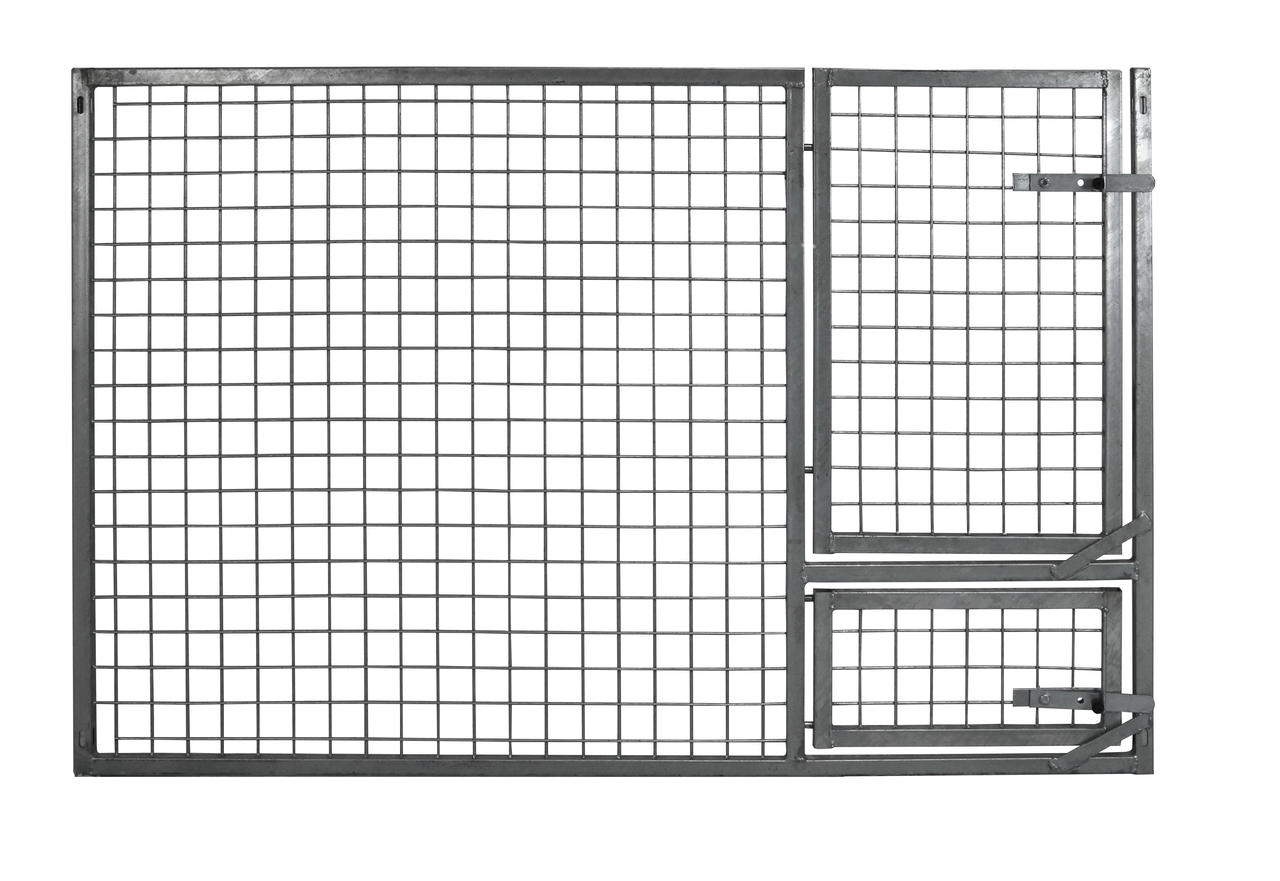 Gitter-Welpenelement Nicki - B 1,5 x H 1 m, Doppeltür Gitter-Welpenelement Nicki - B 1,5 x H 1 m, Doppeltür