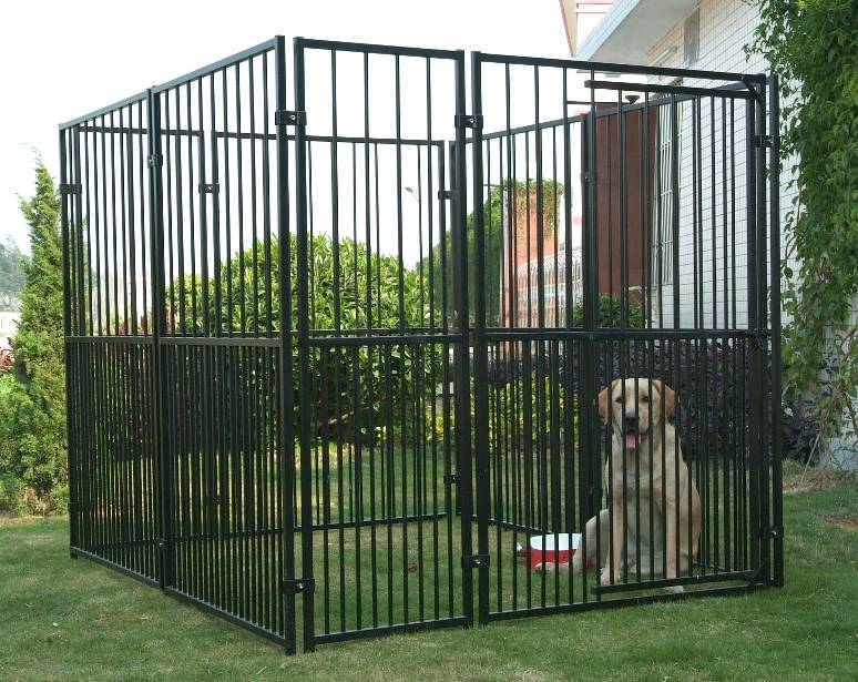 Colour Universal Rohrstabzwinger/Auslauf 2 x 4 m aus farbig beschichteten Elementen, schwarz Colour Universal Rohrstabzwinger/Auslauf 2 x 4 m aus farbig beschichteten Elementen, schwarz