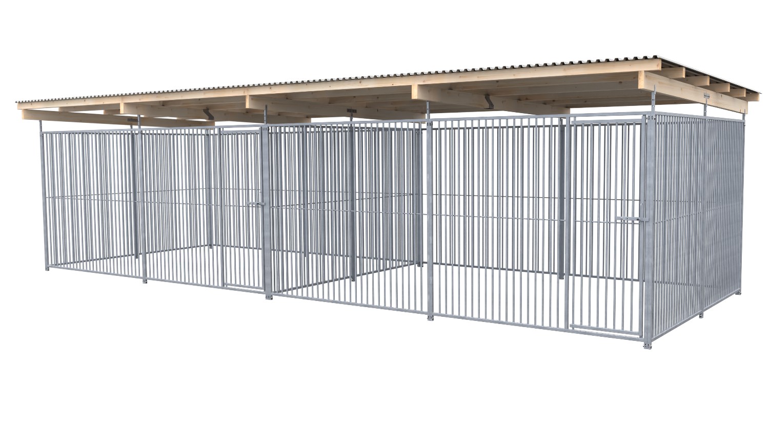 SAUERLAND Doppelzwinger 3x6m Rohrabstand 5 cm
