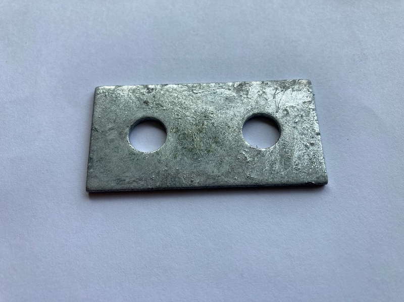 Lochblech mit 2 Bohrungen 30 x 60 mm (Home) Lochblech mit 2 Bohrungen 30 x 60 mm (Home)