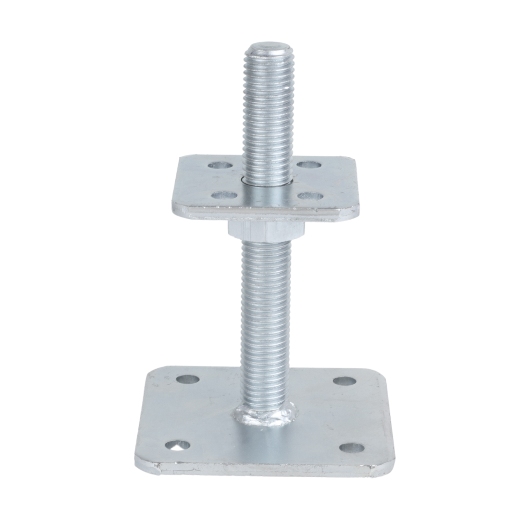 SunnyDeals Pfostenträger 70x70 mm, höhenverstellbar, Set 12 Stück