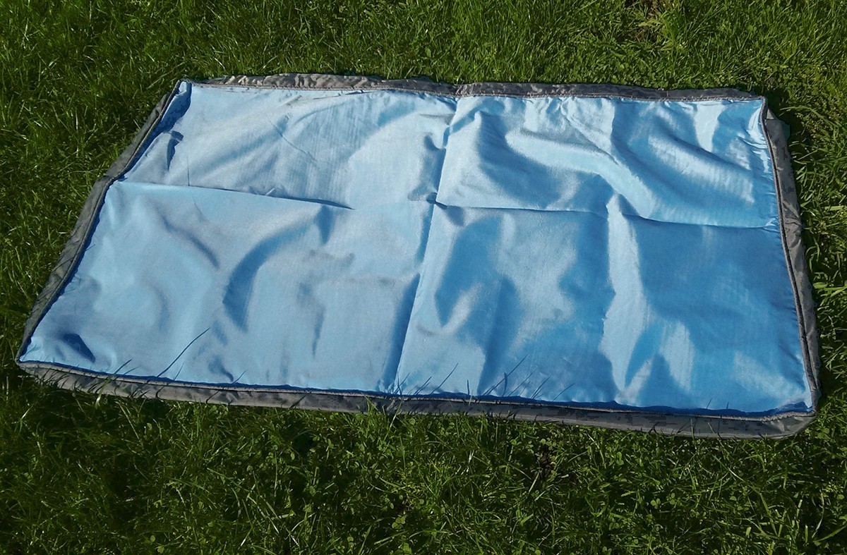 Kissenbezug für Outdoor-Hundekissen 120 x 80 cm (ohne Füllung), blau
