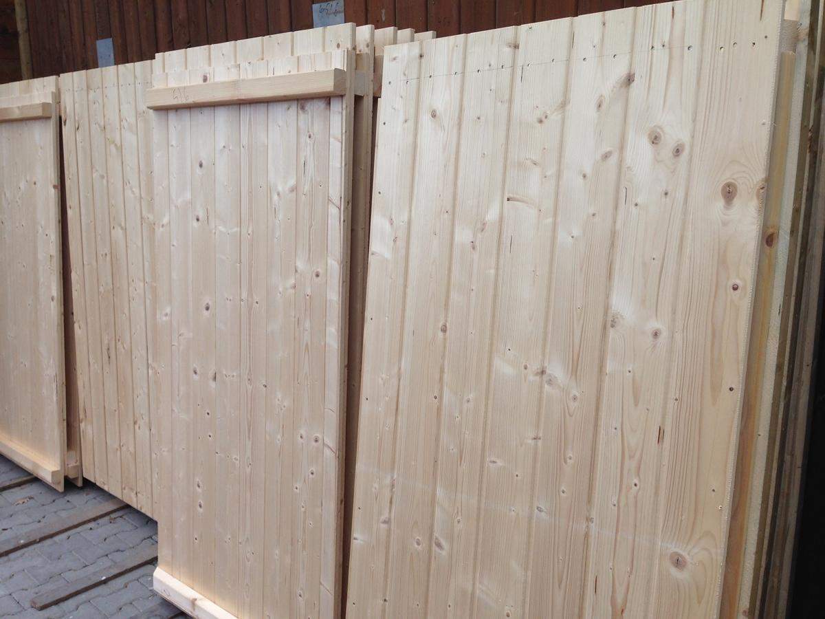 montagefertige Elemente, vor dem Imprägnieren