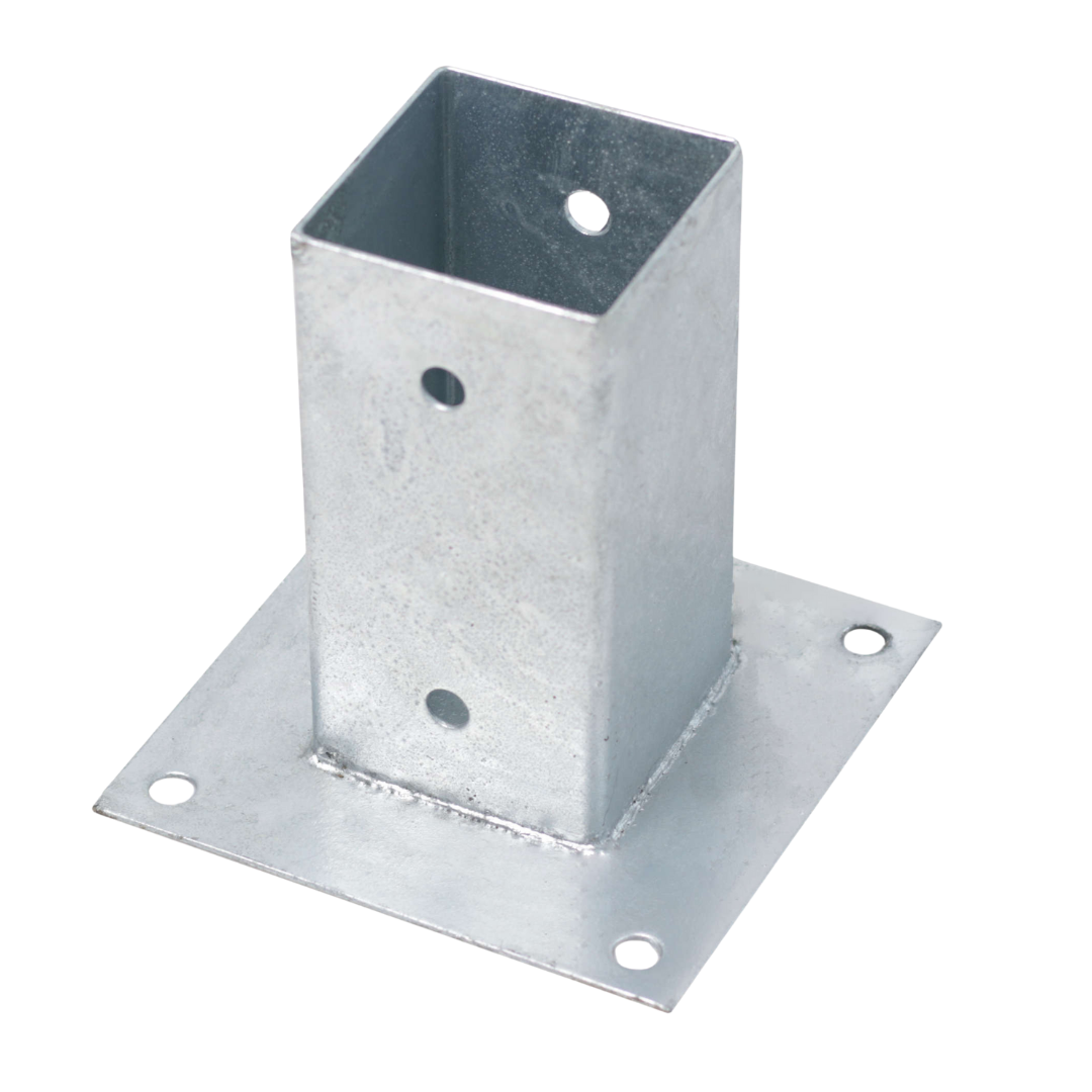 Aufschraubhülsen für Pfosten 7x7 cm Aufschraubhülsen 70 mm für Holzpfosten 7x7 cm