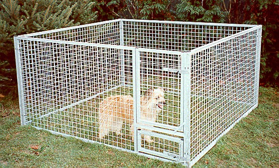 Gitter-Welpenauslauf Nicki - 2,0 x 2,0 m