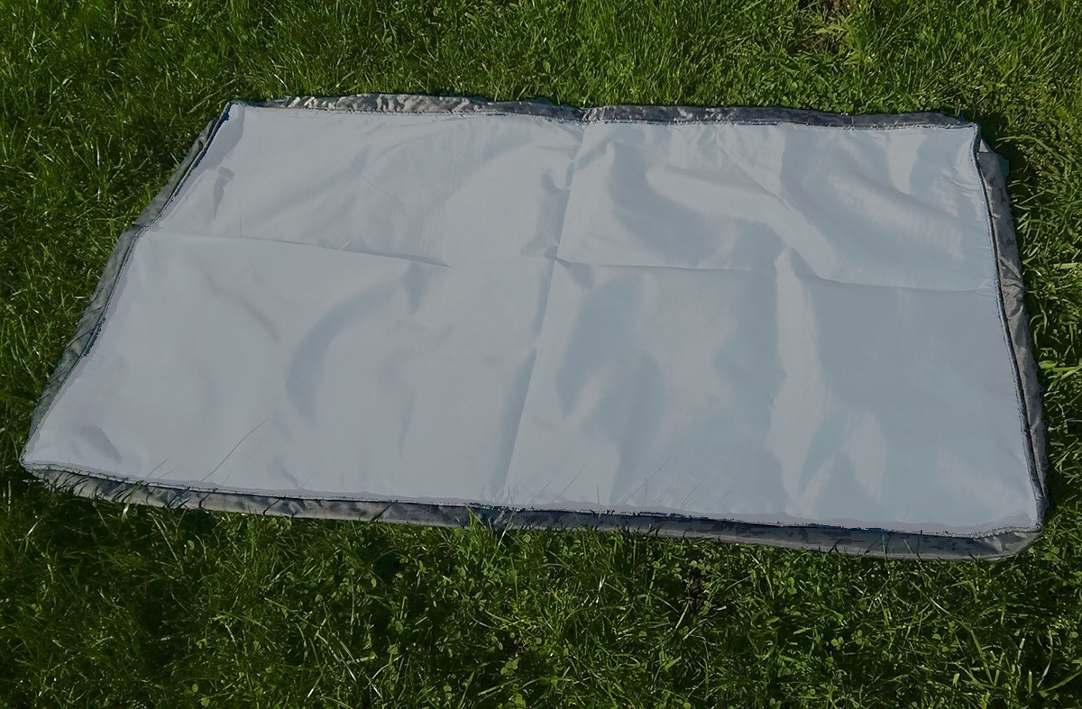 Kissenbezug für Outdoor-Hundekissen 120 x 80 cm (ohne Füllung), grau