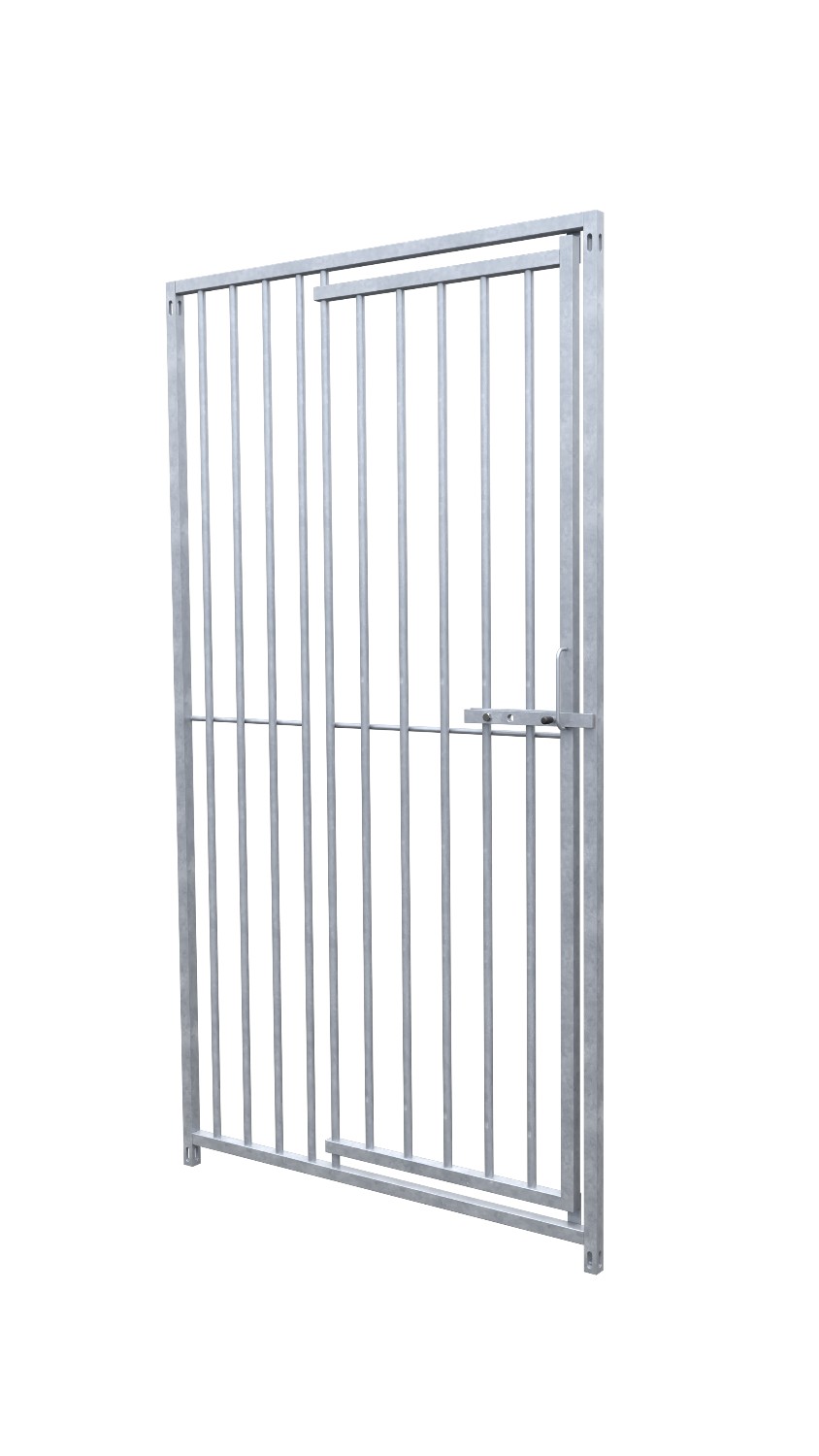 Hundezwinger Rohrstabelement Preisstar mit Tür, 1,84 x 1,0 m | Rohrabstand 8 cm
